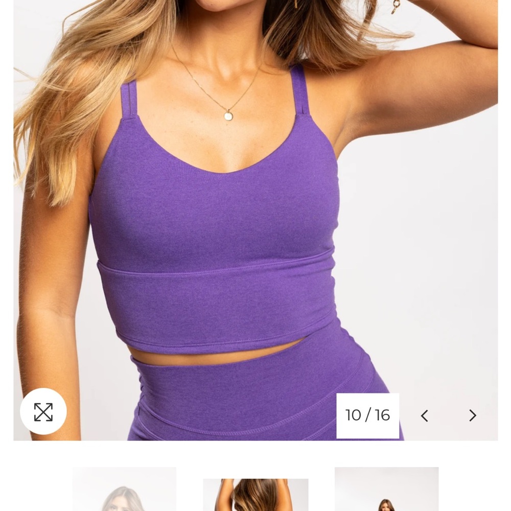 P'tula BARE II Double Strap Crop